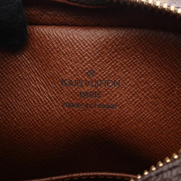 Louis Vuitton Danube Shoulder Bag Canvas Leather Monogram Brown - Picture 4 of 5